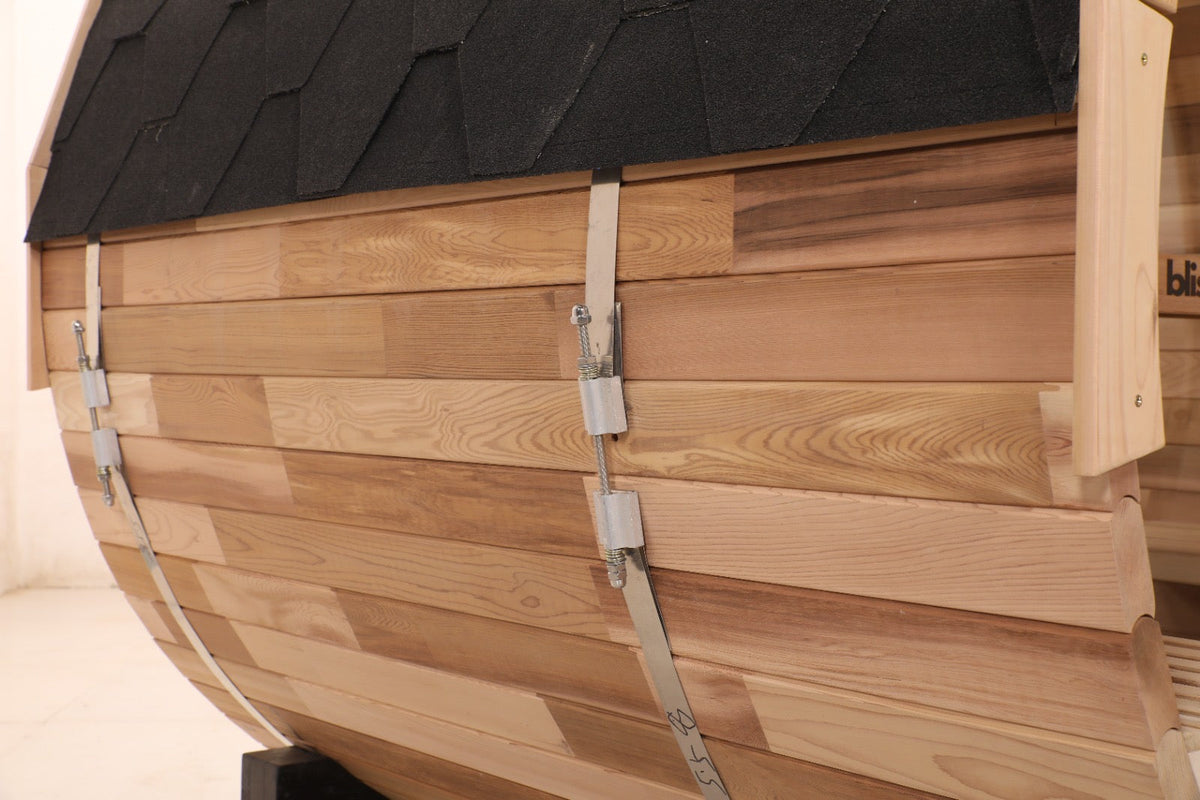 Blisspod Prague Outdoor Cedar Barrel Sauna