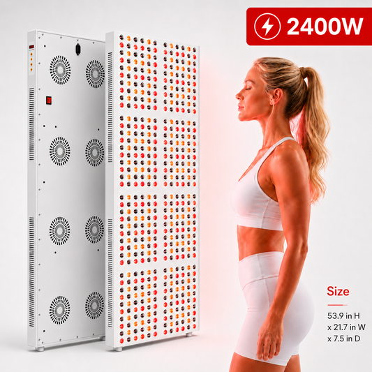iReliev Full Body Red Light Therapy Panel (2400W)