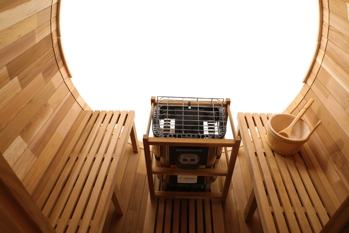 Blisspod Prague Outdoor Cedar Barrel Sauna