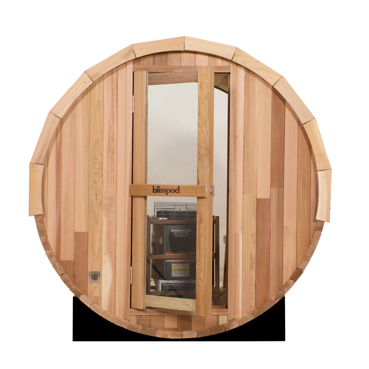 Blisspod Prague Outdoor Cedar Barrel Sauna