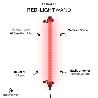SaunaBox® Red-Light Wand Add-On
