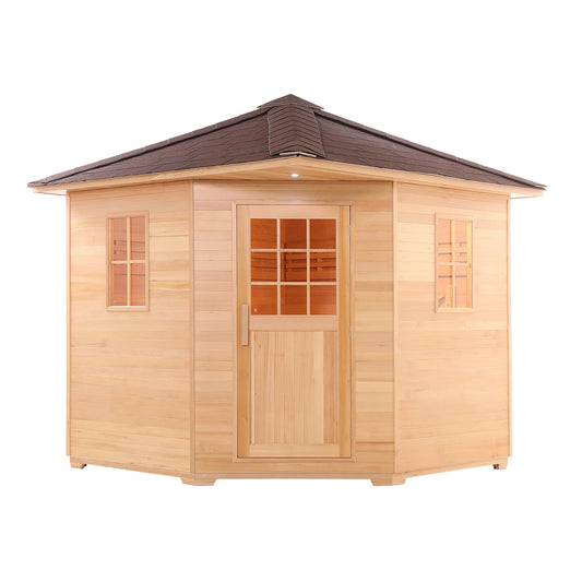 ALEKO Hemlock Outdoor Cabin Sauna Kit
