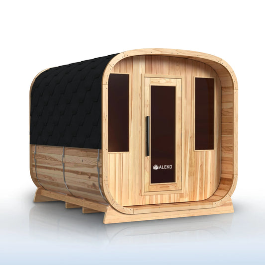 ALEKO Arnica Cedar Square Sauna Kit
