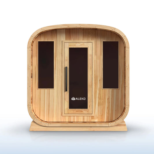 ALEKO Arnica Cedar Square Sauna Kit