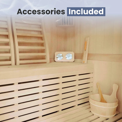 ALEKO Viola Hemlock Indoor Sauna Kit