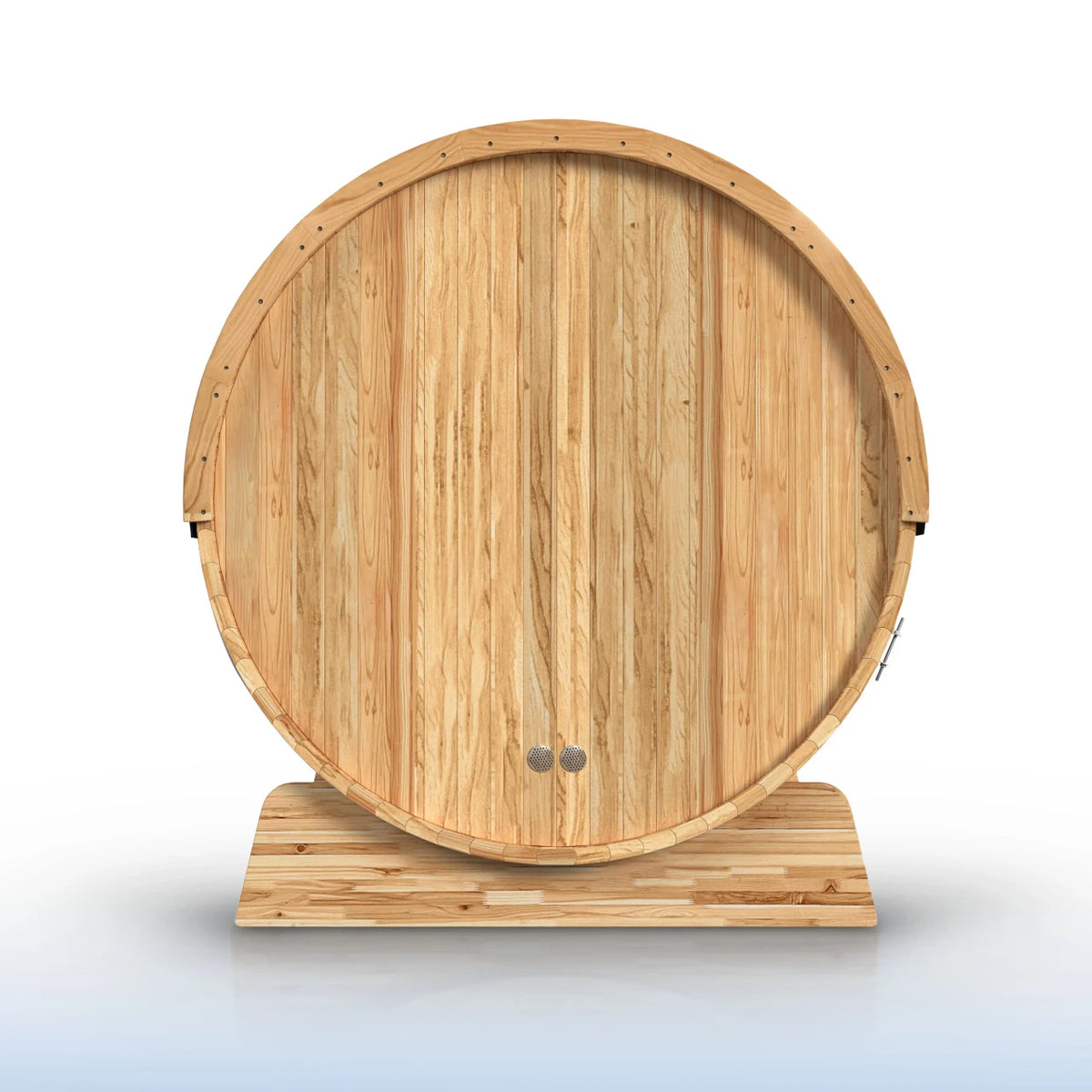 ALEKO Liatris Cedar Canopy Barrel Sauna Kit