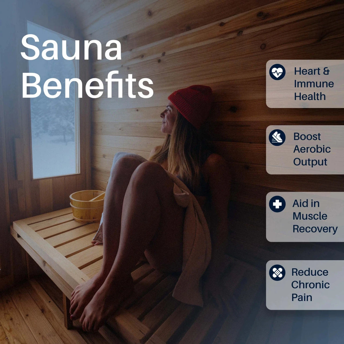 ALEKO Arnica Cedar Square Sauna Kit