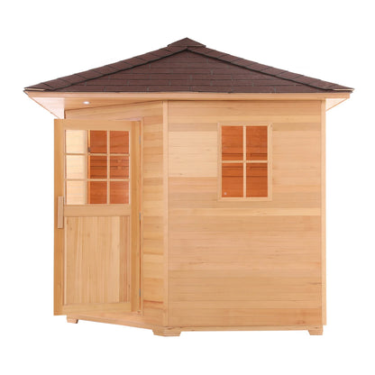ALEKO Hemlock Outdoor Cabin Sauna Kit
