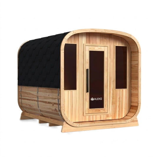 ALEKO Arnica Cedar Square Sauna Kit