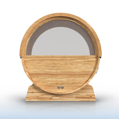 ALEKO Liatris Panoramic Cedar Barrel Sauna Kit