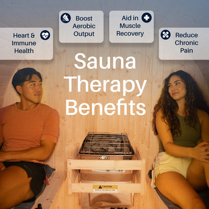 ALEKO Liatris Panoramic Cedar Barrel Sauna Kit