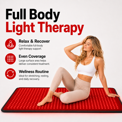 FullGlow™ 180 Red Light Therapy Mat