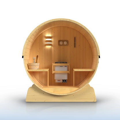 ALEKO Anemona Pine Barrel Sauna Kit