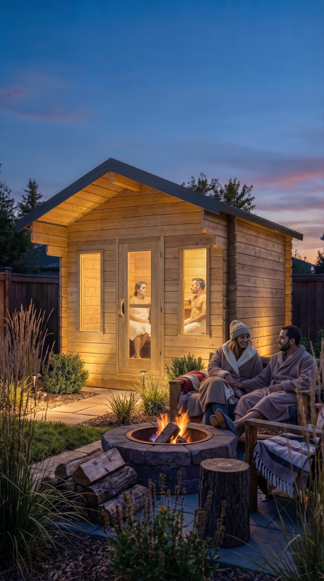 Canadian Timber Palmer Cabin Sauna Kit