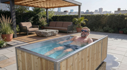 Canadian Timber The Flow Cedar Cold Plunge Tub