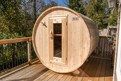 Canadian Timber Classic Cedar Barrel Outdoor Sauna Kit
