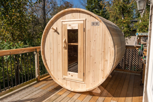 Canadian Timber Classic Cedar Barrel Outdoor Sauna Kit