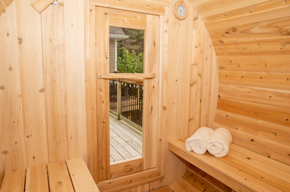 Canadian Timber Classic Cedar Barrel Outdoor Sauna Kit