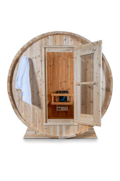 Canadian Timber Classic Cedar Barrel Outdoor Sauna Kit