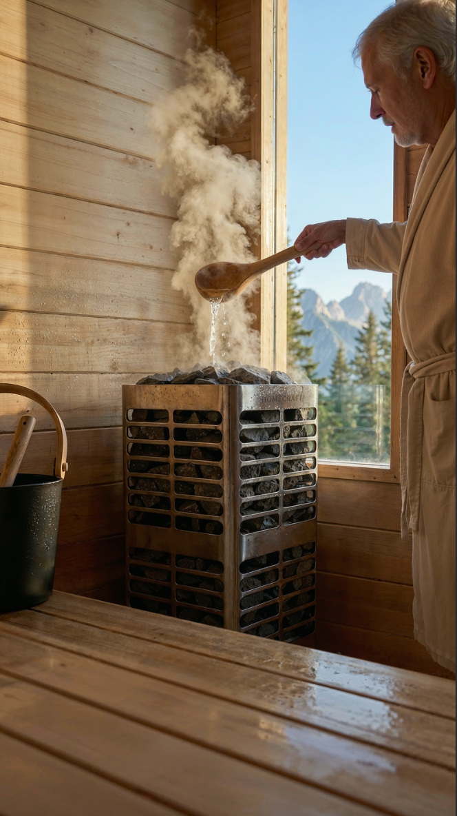 Canadian Timber Palmer Cabin Sauna Kit