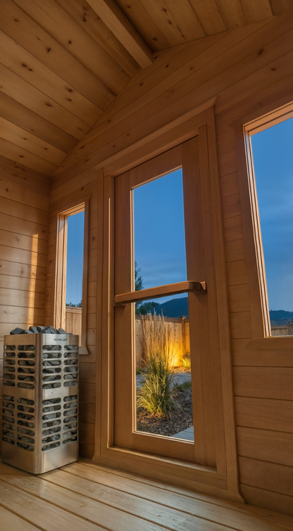 Canadian Timber Palmer Cabin Sauna Kit