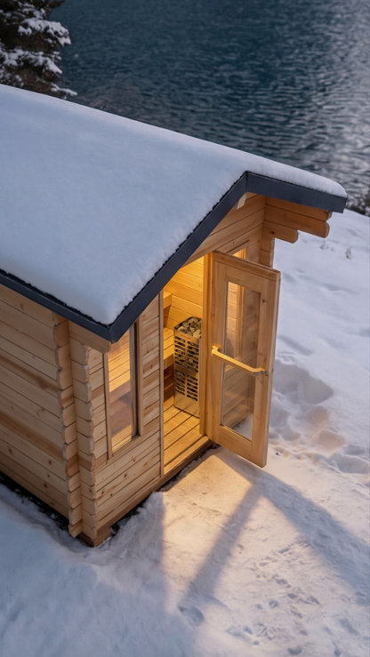 Canadian Timber Palmer Cabin Sauna Kit