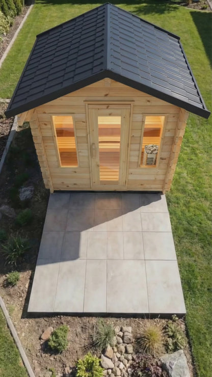 Canadian Timber Palmer Cabin Sauna Kit